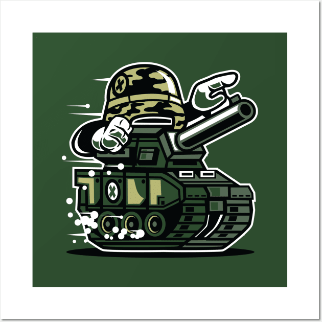 War Tank Wall Art by MisfitInVisual